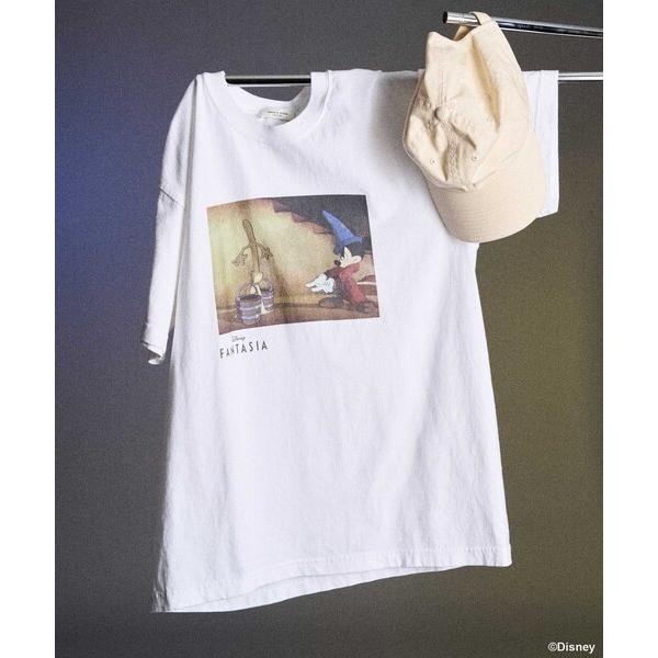 tシャツ 「DISNEY FANTASIA」 ボックスカラーフロントプリントTシャツ/ディズニー/フ...
