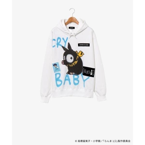 パーカー 「guernika×らんま1/2」らんま1/2 Paint Hoodie / Pちゃん メ...