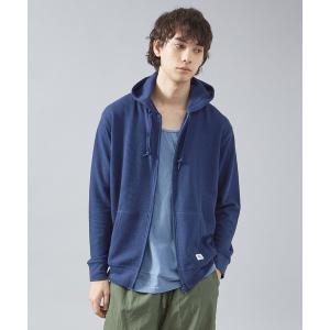 パーカー 「JEMORGAN /ジェーイーモーガン 」軽量ワッフルジップパーカー ダブルジップフーディ メンズ レディース