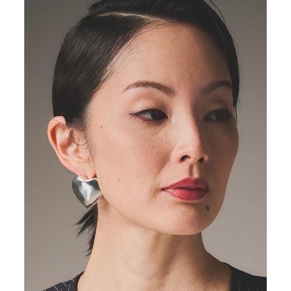 イヤリング 日本製ハンドメイドハートイヤリング レディース