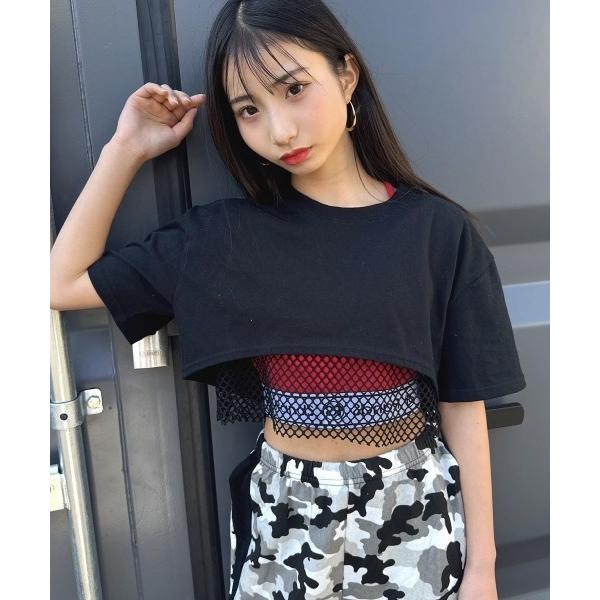 tシャツ メッシュレイヤードT キッズ 子供服 男の子 女の子