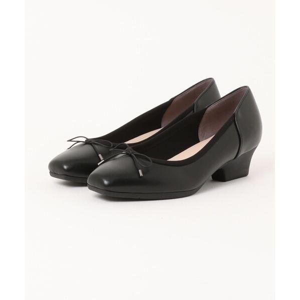 長靴 レインブーツ オールウェザー対応スクエアトゥパンプス レディース