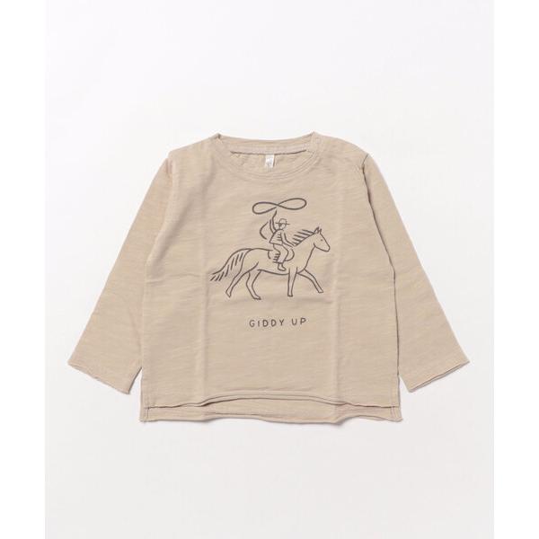 ベビー Raw Edge Long Sleeve Tee || Giddy Up