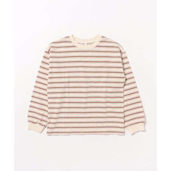 ベビー Relaxed Long Sleeve Tee || Saddle Stripe