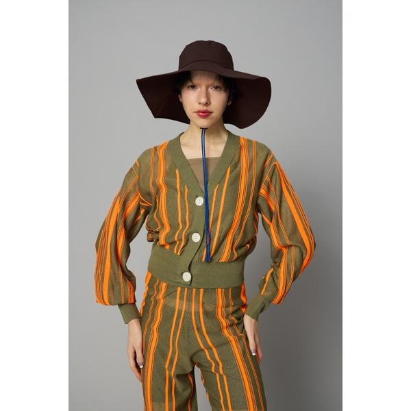 カーディガン Ramdom patten cardigan　　ランダムパターンカーディガン レディー...