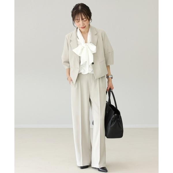 セットアップ ダブルクロスランタンジャケットセットアップ レディース