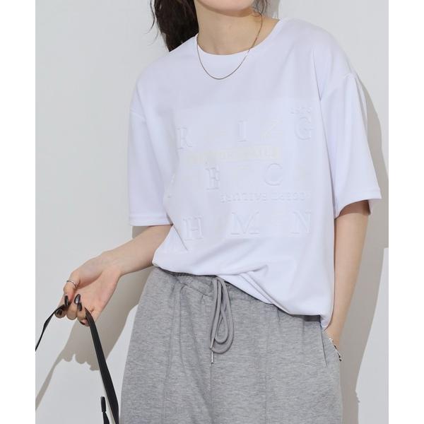 tシャツ WALK＆WIND エンボスラバーロゴ 半袖Tシャツ メンズ レディース