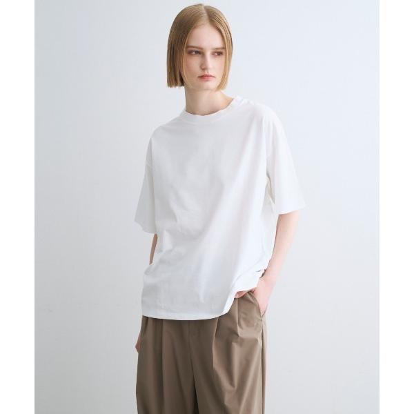 uvカット tシャツ パウダリーコットン ルーズTシャツ レディース