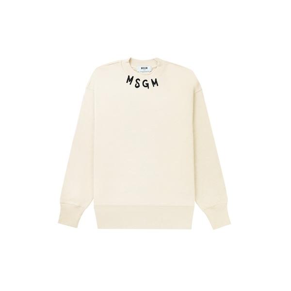 トレーナー スウェット 「Basic Color」MSGM NEWブラッシュストロークロゴスウェット...