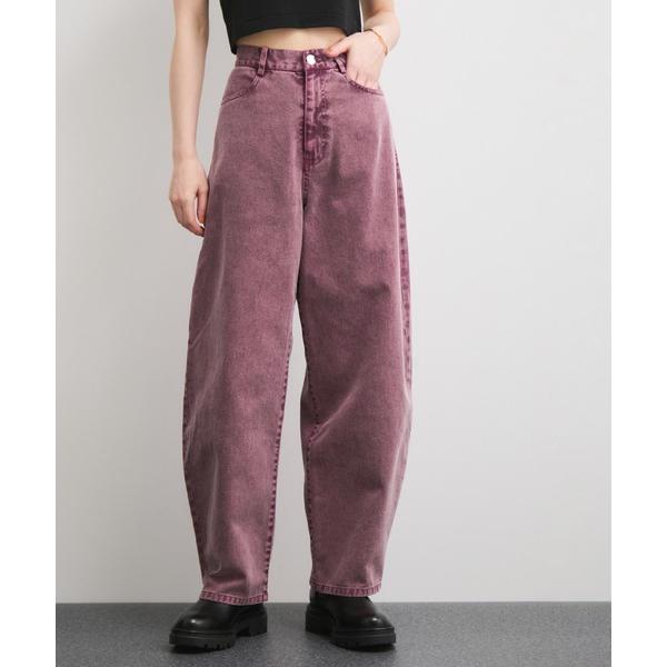 ワイドパンツ ジーンズ デニム デニムパンツ 硫化染めカツラギパンツ レディース