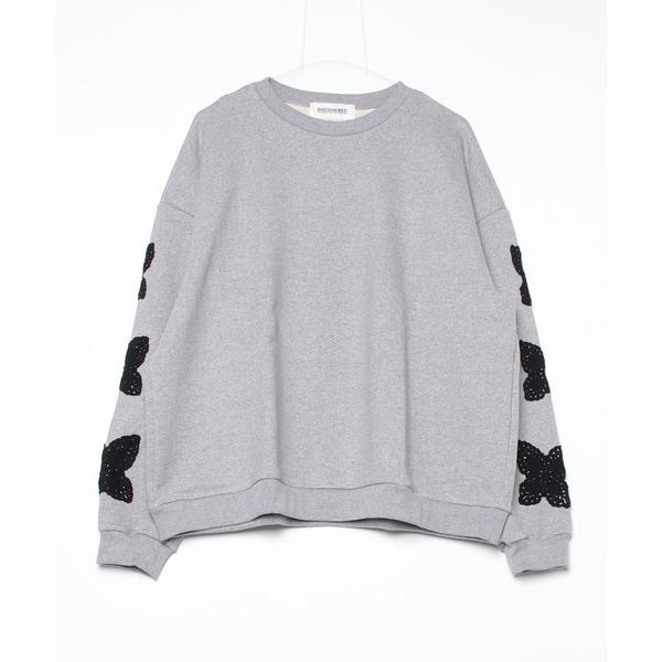 トレーナー スウェット DISCOVERED BUTTERFLY CROCHET SWEAT メンズ...