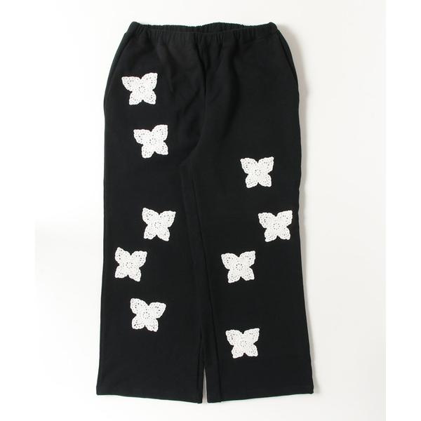 パンツ DISCOVERED BUTTERFLY CROCHET SWEATPANTS メンズ レデ...