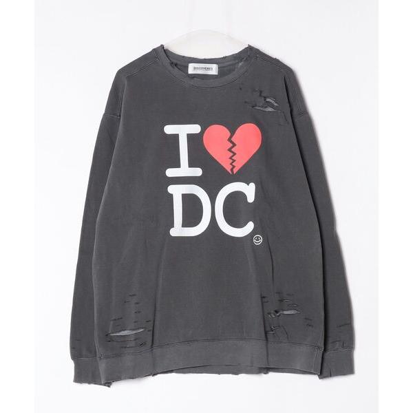 トレーナー スウェット DISCOVERED I BROKEN HEART DAMAGE SWEAT...