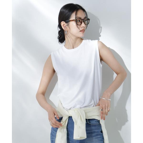 tシャツ Anti Soaked(R) 汗染み防止ノースリーブTシャツ レディース