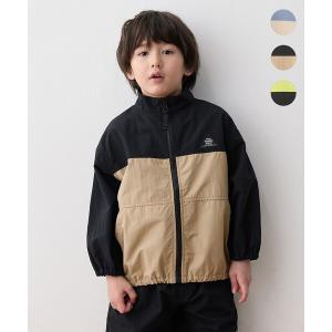 ブルゾン アウター スタンドカラー ウインドブレ...の商品画像