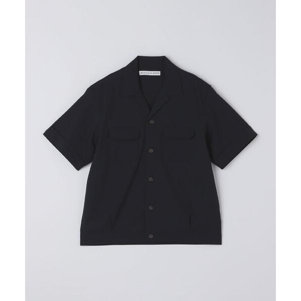 シャツ BATEAUX DE SHIPS: ウール トロピカル 半袖 シャツ メンズ