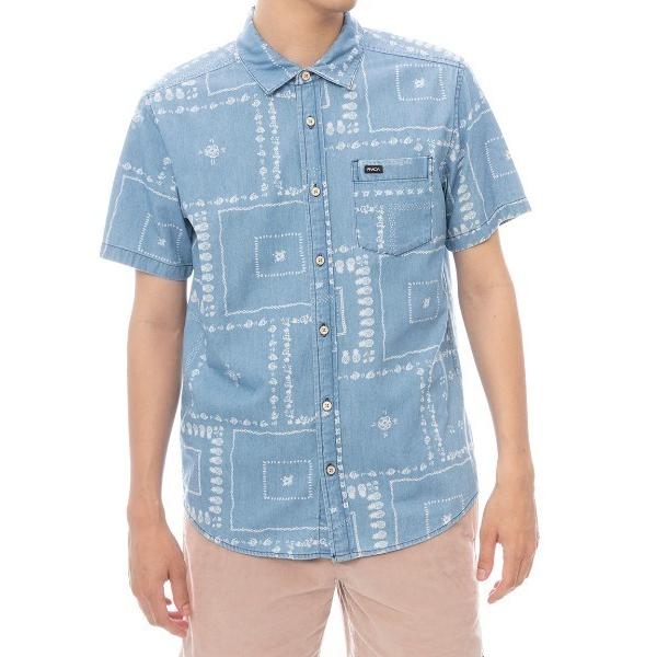 シャツ RVCA メンズ FRAME SS 半袖シャツ 「2025年春夏モデル」/ルーカ メンズ レ...