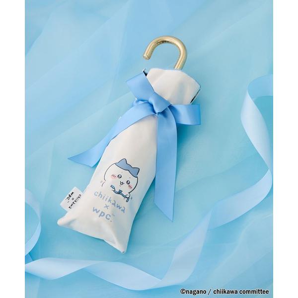 折りたたみ傘 「Wpc.」ちいかわ ほめられリボン ミニ 遮光 日傘 折りたたみ「完全遮光100％・...