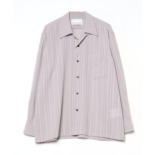 シャツ 「VOAAOV」 MELANGE RANDOM CHECK Long Sleeve Shir...
