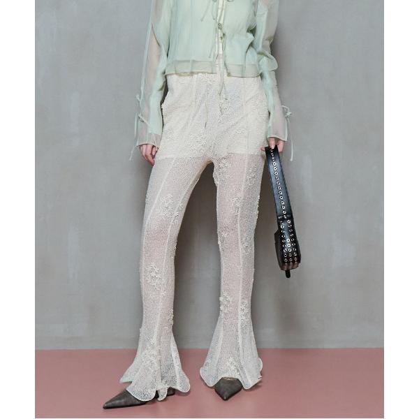 パンツ Ruffle Hem Flare Pants/ラッフルヘムフレアパンツ「MAISON SPE...
