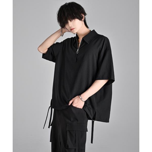 シャツ CODE CRINKLE HALF ZIP SHIRT メンズ レディース