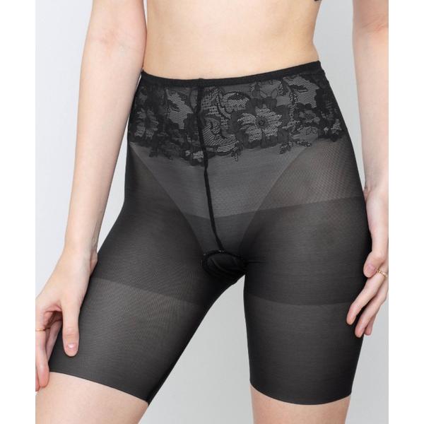 ショーツ 「シアーガードル」はきやすいのに、しっかりシェイプ ガードル(ロング丈)