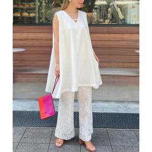 セットアップ フレアーチュニックワンピース＆パンツセットアップ レディース