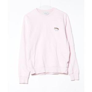 「Maison Kitsune」 スウェットカットソー S ライトピンク メンズ