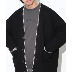 「Nilway」 ニットカーディガン MEDIUM ブラック メンズ