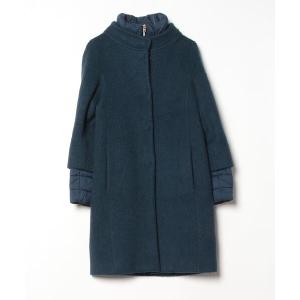 「HERNO」 ダウンコート 42 ブルー レディース