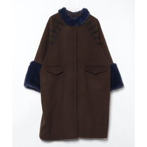 「PAMEO POSE」 チェスターコート FREE カーキ レディース
