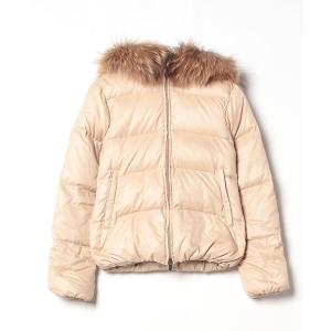 「DUVETICA」 ダウンジャケット 38 ベージュ レディース