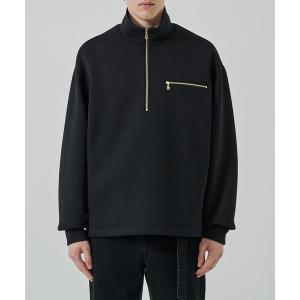 トレーナー スウェット 別注 HALF ZIP PULLOVER メンズ