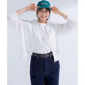 23区 パーカー 「洗える」オーガニックコットンテリー