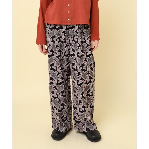 パンツ R4337 ペイズリーカットＪＱパンツ レディース