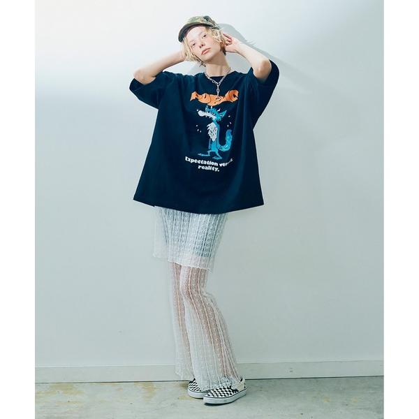 パンツ R4352 レイヤードフレアレースパンツ レディース