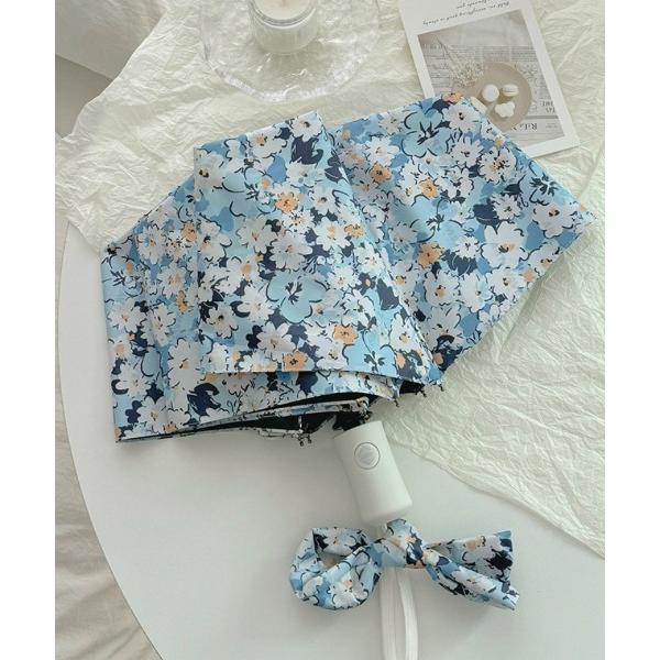 折りたたみ傘 日傘・雨傘兼用 花柄 折り畳み傘 レディース