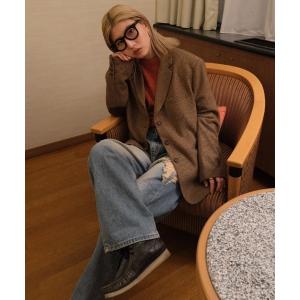 「INTER FACTORY」 テーラードジャケット FREE ブラウン レディース