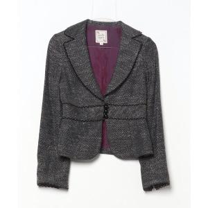 「nanette lepore」 テーラードジャケット 2 ブラック レディース