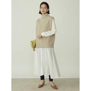 「COTORICA」 コンビワンピース FREE オフホワイト レディース