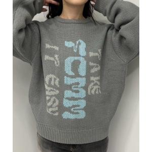 「FCMM」 長袖ニット LARGE ライトグレー メンズ