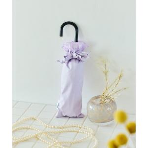 折りたたみ傘 Wpc./ダブリュピーシー 遮光クラシックフリル ミニ 晴雨兼用 折りたたみ傘 レディース