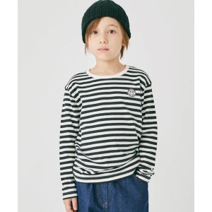 ファミリア（Familiar） 日本製 ロゴワッペン ボーダー柄 長袖
