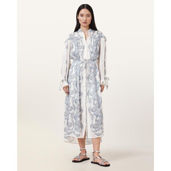 シャツワンピース DELPHINE FLORAL PRINT MIDI SHIRT DRESS | ...