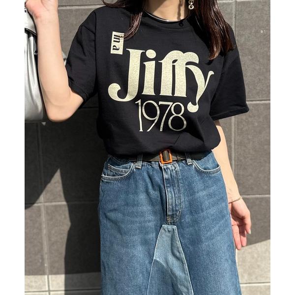 tシャツ 「GILDAN」レトロJiffyナンバーロゴTシャツ レディース メンズ