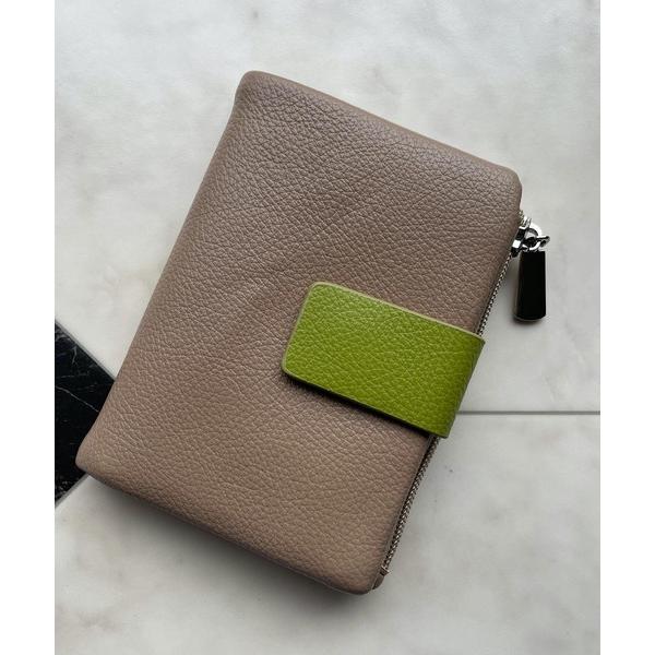 二つ折り財布 財布 urbanfemine./バイカラー二つ折り財布 U7473 レディース