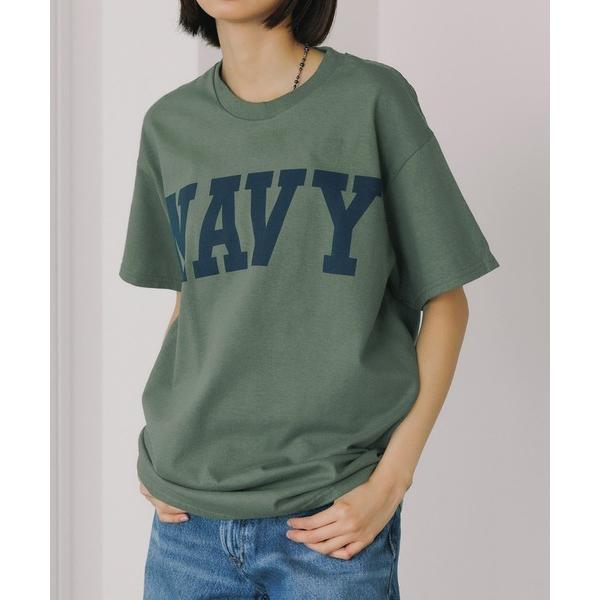 tシャツ NAVY CORE TEE クルーネック半袖Tシャツ フロントロゴ メンズ 夏物 夏服 メ...