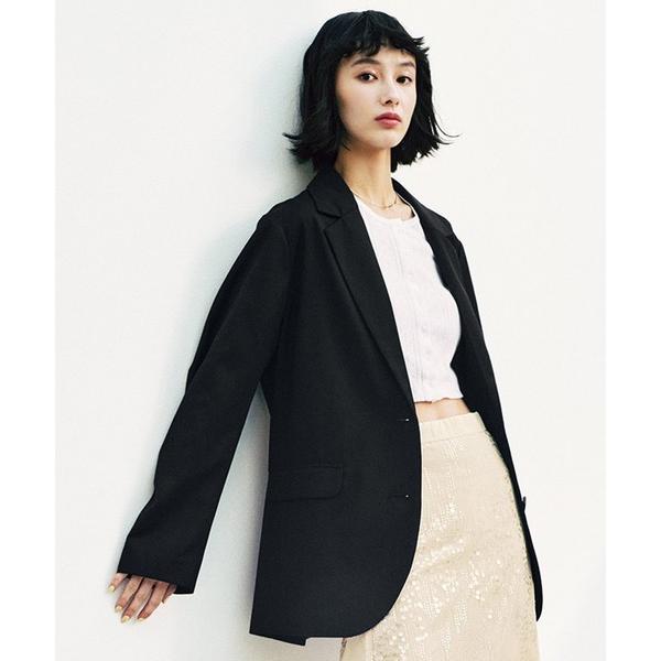 ジャケット テーラードジャケット ＢＲＡＮＤ　ＮＥＷ　ＭＩＸ　ＳＴＹＬＥ　カーヴィーテーラードジャケ...