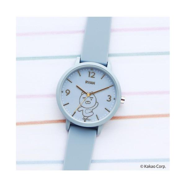 腕時計 カカオフレンズ シリコンベルトウォッチ BL FW レディース