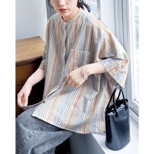 ブラウス シャツ 「ZOZOTOWN限定」バンドカラードルマンシャツ レディース